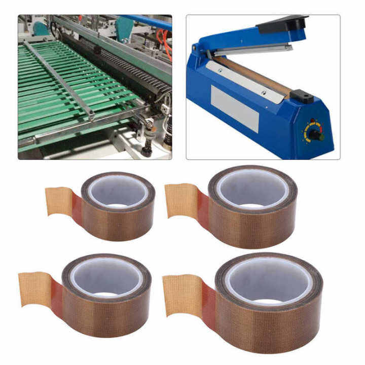 heat-resistant-ptfe-sealing-tape-high-temperature-cloth-insulation-adhesive-roll-tape-vacuum-sealing-machine-consumables-adhesives-tape