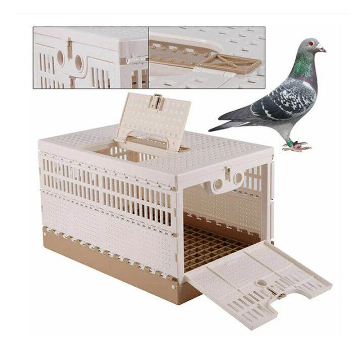 ♩Foldable Taiwan Pigeon Training Box Pigeon Cage Bird Transport Tbox