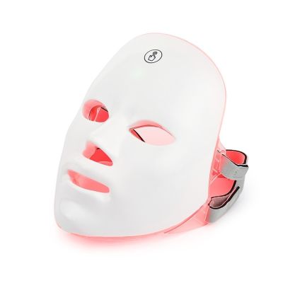 7-Color LED Photon Therapy Rechargeable Facial Mask For Skin Rejuvenation, Face Lifting &amp; Whitening - Home Beauty Device