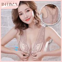 INTIMA ชุดชั้นในขนาดพิเศษยกทรงลูกไม้ไร้สายเซ็กซี่สำหรับชุดชั้นในสตรี Comfort เสื้อชั้นในดันปรับขนาดได้