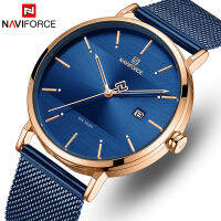 NAVIFORCE Men Watch Top Brand Simple Business Men’s Watches Stainless Steel Waterproof Quartz Wrist Watch Men Relogio Masculino