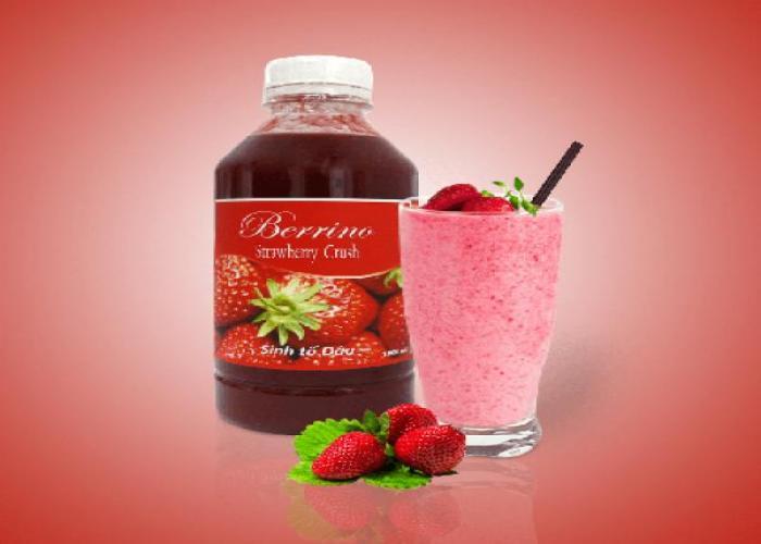 Sinh tố Berrino Dâu- Strawberry Smoothie 1L (Chai) 