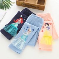 【CC】 Baby Leggings Cartoon Fille Kids Outer Wear Pants Children Cotton Trousers