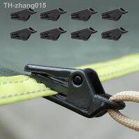 5/8/10 Pcs Outdoor Tent Clip Hard Wind Rope Clamps Tarpaulin Awning Fixed Tool Reusable Mountaineering Camping Accessories Mini