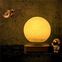 【Mehall】【NEW】Creative Levitating 3D พิมพ์ Moon Light Levitation แม่เหล็กโคมไฟดวงจันทร์