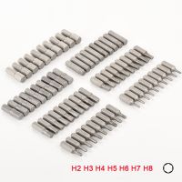 10 Buah Hexagon Obeng Bit Set Chrome Vanadium Steel 1/4. 16 Cm Shank Hex Panjang 25 Mm Hex Bit untuk Listrik sekrup H2-H8