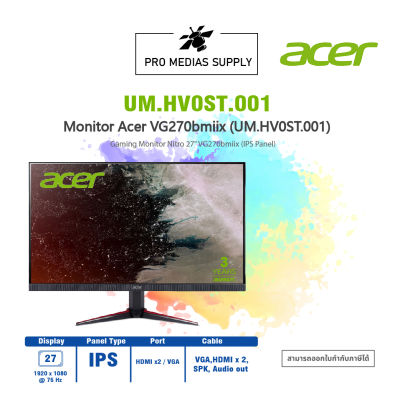 Monitor Acer VG270bmiix (UM.HV0ST.001)