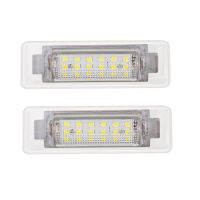 2pcs For Benz W210 W202 E300 E55 C230 LED Number License Plate Lights Lamp No Error 12V 6500k White License Light