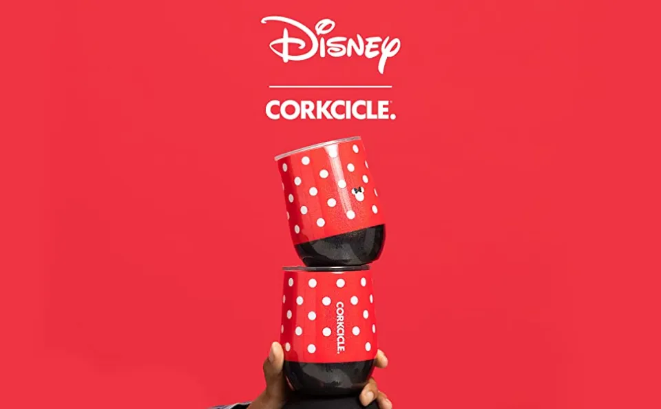 Corkcicle Kids Cup - 12oz Minnie Mouse - Polka Dot Red