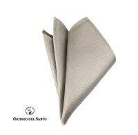 GIORGIO DEL SARTO Silk Pocket Square ผ้าเสียบสูทไหม 100%Silk