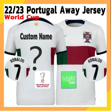 Top-selling Item] Cristiano Ronaldo 7 Portugal 2022-23 Away Men Long Sleeve  3D Unisex Jersey National Team World Cup Qatar