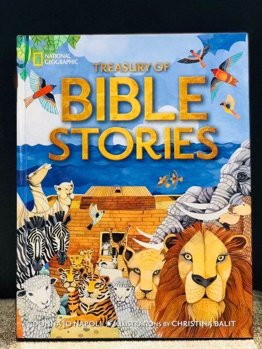 Treasury of Bible Stories Hardcover – Illustrated. Readible stories ...