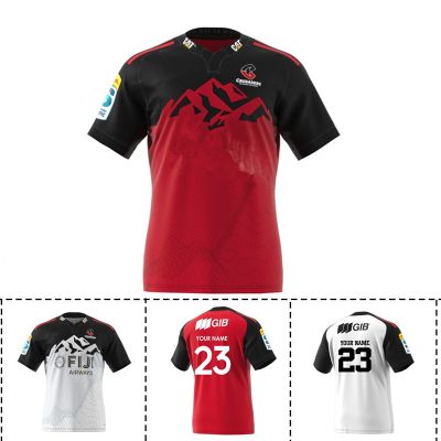 Away Name Rugby Size:S-5XL Jersey Super Custom Rugby Crusaders Number） Mens [hot]2023/24 2022 Home / Singlet （Print