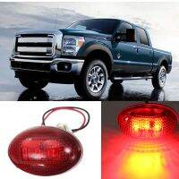 ไฟด้านข้างเลนส์ใสสีแดง3 LED สำหรับรถกระบะรุ่น F-350 Ford ไฟเตือนสัญญาณ10-30V