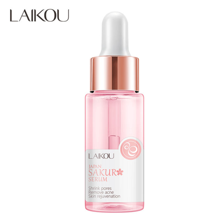 laikou-เซรั่มซากุระกระชับรูขุมขนเพื่อผิวกระจ่างใส-17-ml