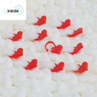 XIEGK Quilting Clinning Locking ที่เก็ยนิตติ้งอุปกรณ์เย็บผ้า Pins คลิปถักโครเชต์ตัวคั่นลาย