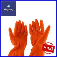 ถุงมือยาง YULONG สีส้มLATEX GLOVES YULONG ORANGE **ราคาดีที่สุด**