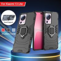 เคสสำหรับ Xiaomi Civi 2 / 13 Lite 5G พร้อมแม่เหล็ก360 ° ที่ยึดห่วงหมุนโลหะเคสกันกระแทกมือถือฝาหลังมีขาตั้ง