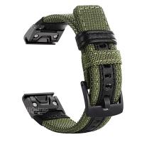 สายสำหรับการ์มินนาฬิกาไนลอน Fenix 7 6X 6S 6 Pro 5X 5 5 5S 3ชม. สายรัดข้อมือสำหรับสาย Garmin 22มม. 26มม. สายรัดข้อมือเล่นกีฬาตกแต่ง