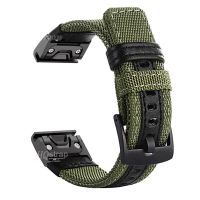 นาฬิกาไนลอนสายสำหรับการ์มิน Fenix 7 6X 6S 6 Pro 5X 5 5S สายรัดข้อมือ3HR สำหรับ Garmin Band 22Mm 26Mm