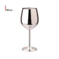 500ml 304 Stainless Steel Red Wine Glass Silver Rose Gold Goblets Juice Drink Champagne Goblet Party Barware Whiskey Cup