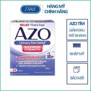 Azo Tím - Viên uống Azo Urinary Pain Relief hỗ trợ đau tiết niệu