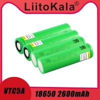 Liitokala Max 40a Pulse 60a Original 3.6v B-attery18650 Rechargeable Vtc5a 2600m-ah High Drain 40a 18650 B-attery- Rechargeable Batteries - AliExpress