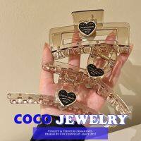 COCOJEWELRY แฟชั่นผู้หญิงจดหมายรักกิ๊ฟติดผมเรขาคณิตเครื่องประดับผมอินเทรนด์