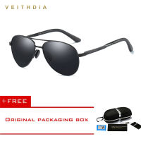 VEITHDIA Brand Mens Pilot Polarized Sunglasses men Sun Glasses Alloy Frame Driving Glasses oculos de sol masculino shades 1306