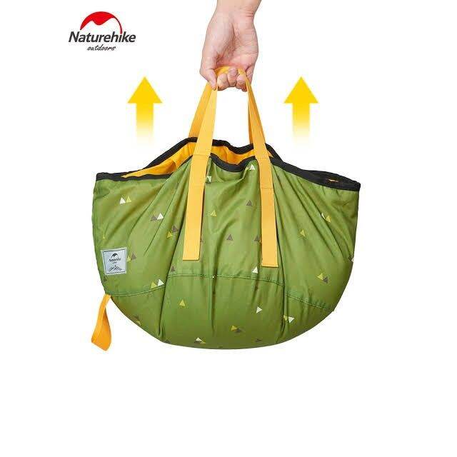 ถุงเก็บน้ำ-naturehike-ขนาดพกพา-จุได้-10-ลิตร-ultralight-folding-basin-รับประกันของแท้ศูนย์ไทย