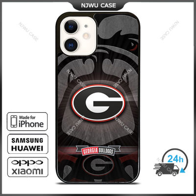 University Of Georgia Bulldogs 2 Phone Case for iPhone 14 Pro Max / iPhone 13 Pro Max / iPhone 12 Pro Max / XS Max / Samsung Galaxy Note 10 Plus / S22 Ultra / S21 Plus Anti-fall Protective Case Cover