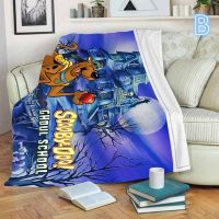 3D Cartoon Scooby Doo Blanket for Beds Hiking Picnic Thick Quilt Fashionable Bedspread Fleece Throw Blanket Sofa warm blanket