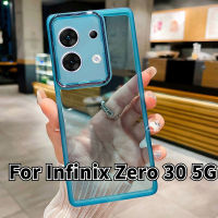 เคสสำหรับ Infinix Zero 30 Note30 Hot30โน้ต30 Infinixzero30 5G 4G 2023ชุบสี่เหลี่ยมเคสโทรศัพท์แฟชั่นคู่นุ่มกันกระแทกมาเคสกันกระแทกฝาครอบด้านหลัง