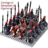 NEW LEGO Medieval Knights mini Action Figures Building Blocks Roman Chariot Carriage Soldier War Horse Bricks Toys for Children Gift