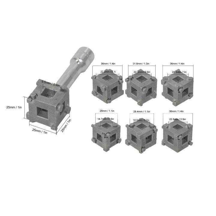Caliper Wind Back Cube Tool Disc Brake Piston Remover Robust Practical
