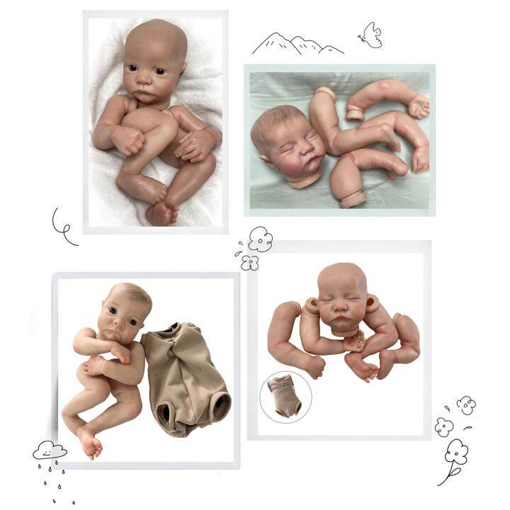 hot-dt-19-reborn-kits-unassembled-lifelike-real-bebe-painted-or-unpainted-kit-reborn-nouveau