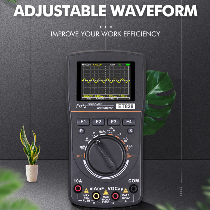 มัลติมิเตอร์ออสซิลโลสโคปดิจิตอลแบบ-2-in1-digital-oscilloscope-multimeter-เครื่องวัดขอบเขตพร้อมการสุ่มตัวอย่างสูง-2-5-msps-นิ้วจอสี2-4ฟังก์ชันจับรูปคลื่นอัตโนมัติทดสอบแรงดันไฟฟ้ากระแสตรง-กระแสสลับ-ไดโอ