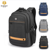 Golden Wolf waterproof laptop backpack (GB00370) กระเป๋าเป้สะพายหลัง กระเป๋าเป้ กันน้ำ พร้อม USB