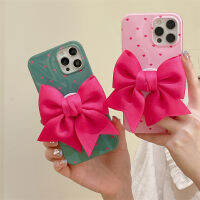 เคสโทรศัพท์รักเต็มหน้าจอสำหรับ iPhone 13 เคสโทรศัพท์สเตอริโอ Bowknot สำหรับ iPhone12ProMax เคสโทรศัพท์สีชมพูน่ารักสำหรับ iPhone Xs / XR เคส Green Wave Dot สำหรับ iPhone14 กุหลาบแดงโบว์โทรศัพท์กรณีสำหรับ iPhone11