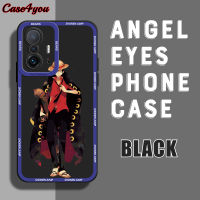 Case4you กล้อง Xiaomi MI 11T MI 11T Pro รูปการ์ตูนสุดเจ๋ง Luffy นุ่มเคสยางเลนส์เต็มกล้องปกป้องเคสกันกระแทก