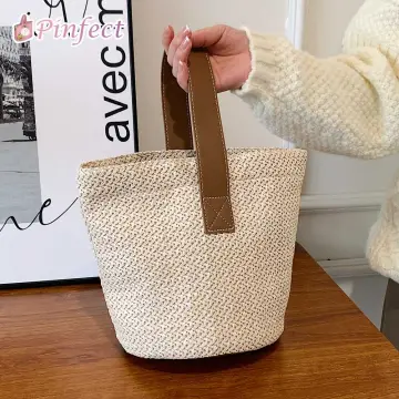 Women's Tote Bag In Woven Straw by Etro