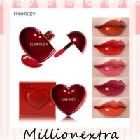 millionextra LUWHICEY หัวใจลิปกลอส ลิปสติกกันน้ำ มี5โทนสีให้เลือก LUWHICEY Lips Makeup Waterproof Moisturizer Plumper Lip Gloss Lip Tint Cosmetics Nutritious Jelly Liquid LUWHICEY หัวใจลิปกลอส026