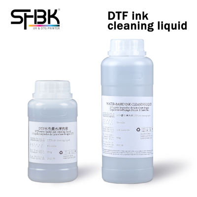 น้ำยาทำความสะอาดหัวเครื่องพิมพ์ DTF 500G เหมาะสำหรับหัวพิมพ์ Epson DTF หัวฉีดอุดตันน้ำยาทำความสะอาดหมึกแบบน้ำ