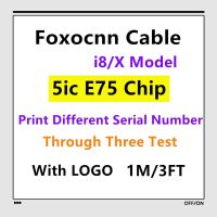 10pcs/lot USB Cable Fast Charging Charger Foxconn 5ic E75 Chip Date Cable Cord For i11 Pro XS Max 8 7 6 5 plus Mobile Phone Wire