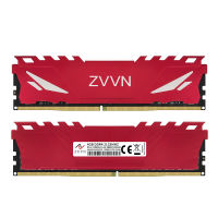 หน่วยความจำเดสก์ท็อป ZVVN 8GB (2X4GB) DDR4 2133MHz (PC4 17000) C15 1.35V รุ่น Ram สีแดง