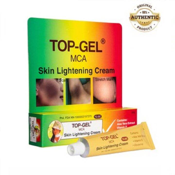 TopGel MCA Skin Lightening Cream 20g Authentic Lazada PH