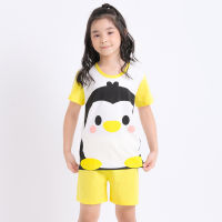 เสื้อผ้าเด็ก ชุดแขนสั้นขาสั้น Unifriend Thailand รุ่น22ss/Single-Penquin5