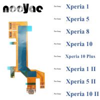 ดีที่สุดสําหรับ Sony Xperia 1 5 8 10 Plus ii + II USB Dock Charging Port Plug Fast Charger Board Flex Cable Type C Ribbon