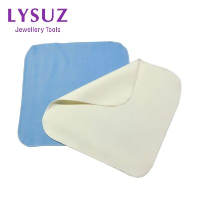 Diamond Gemstone Cleaning Cloth Polishing Without Scratching Pearl Gold Silver Jewelry Mircofiber LYSUZ