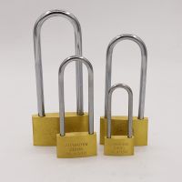 【YF】 Long Padlock Brass Lock Travel Luggage Suitcase Gate Anti Rust Core Include 3 keys 30/40/50/60mm